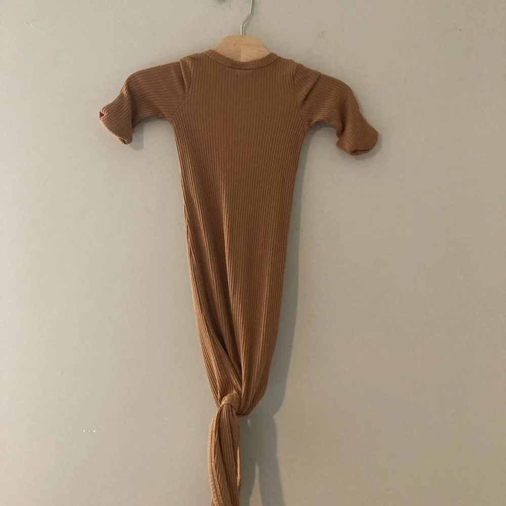 $23 ADD ON mebie baby ribbed knitted baby gown 0-3M Zara Little Co. Janie & Jack